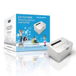 Conceptronic Base de conexin para discos duros eSATA/USB de 2,5  3,5 de Concept (C05-500)